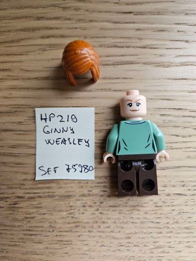 lego hp219 ginny weasley, set 75980