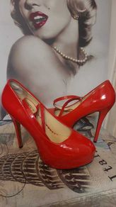 Red High Heels Size 11