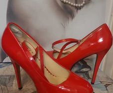 Red High Heels Size 11