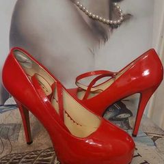Red High Heels Size 11
