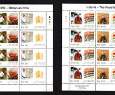 2015 Ireland The Food Island Commemorative Stamps Sheetlet Plate 1A1A1A1A Mint Never Hinged (MNH)