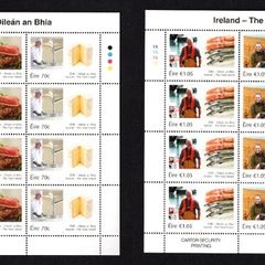 2015 Ireland The Food Island Commemorative Stamps Sheetlet Plate 1A1A1A1A Mint Never Hinged (MNH)