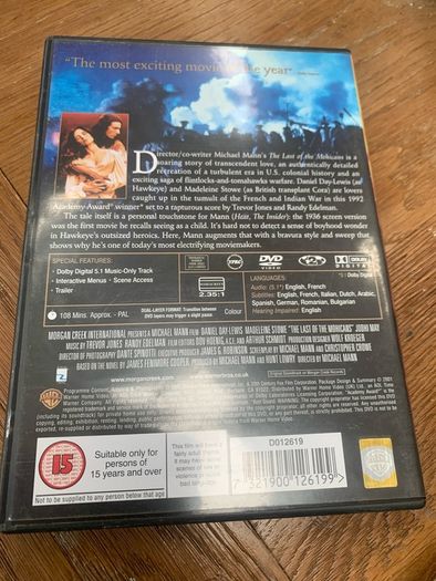 The Last of the Mohicans (1992)