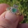9ct Yellow Gold Claddagh Ring Image 4