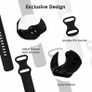 SMALL Silicone Band Strap Buckle For Fitbit Versa 3, Versa 4, Sense, Sense 2 Image 2