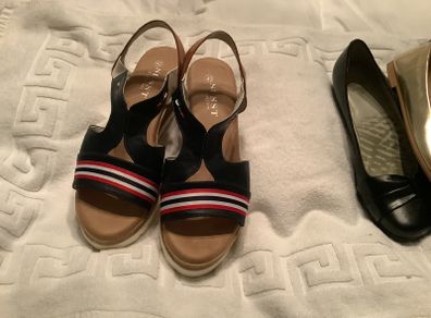 Ladies wedges saddles by Susst comfort very comfortable 25 euros