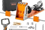 NEW SALE | Pocket Hole Jig Kit, 34 Pcs Pocket Hole Jig System with 11" C-clamp, Fixture, Step Drills, Wrenches, Drill Stop Rings, Square Drive Bits, Toolbox, for DIY Carpentry Projects, Adjustable