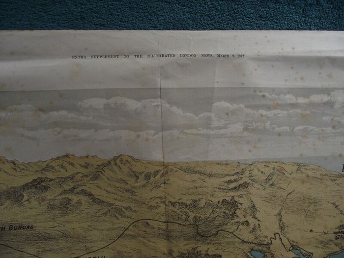 Sea of Marmora - Positions of the British Fleet - Illustrated London News 1878