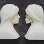 Handcrafted Hel Bookends Norse Mythology Shelf Decor Image 2