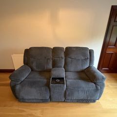 Electric 2 Seater Recliner and Console (Connollys of Moy) 1 Year Old