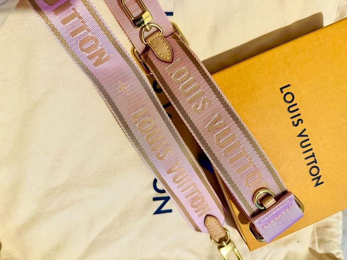 Genuine Louis Vuitton Inscribed Jacquard bag strap