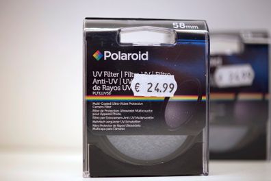 Polaroid UV filter 58mm