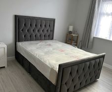 Hilton Divan Double & King Size Bed Frame With Drawers