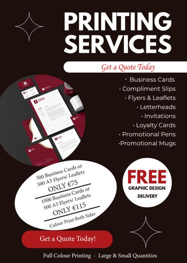Professional Printing Services - Business Cards, Flyers and More
