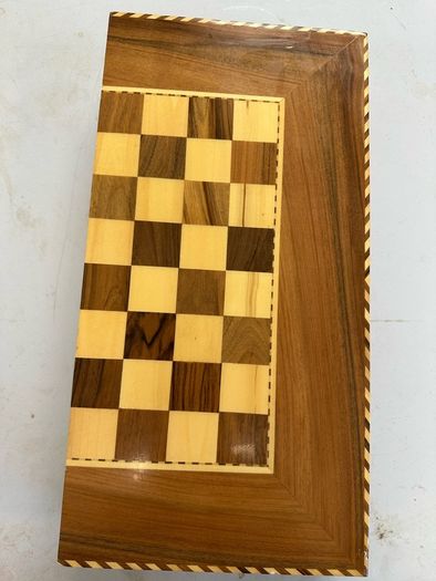 Double-sided Chess & Backgammon Board