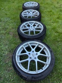 18 Ava Alloy Wheels 5x115 Fits Opel Vauxhall Chrysler Sport Style