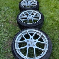 18 Ava Alloy Wheels 5x115 Fits Opel Vauxhall Chrysler Sport Style