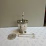 Price drop Vintage Epns Silverware Ice bucket , strainer & tongs. Image 4