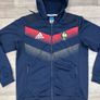 Adidas France Rugby Hoodie Jacket Mens Large Image 2