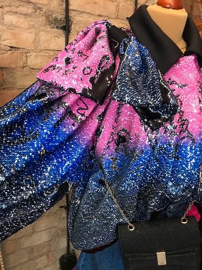 Joanne Hynes Sequins Jacket Size Medium