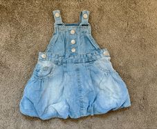 baby girls soft Jean dress 3-6 months