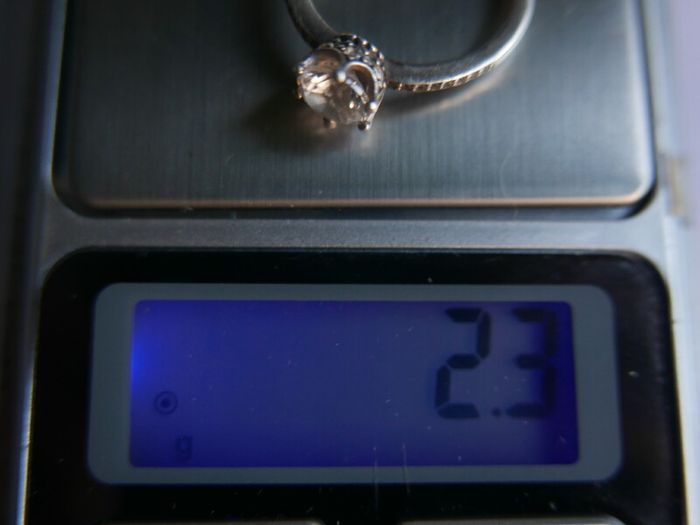 Authentic PANDORA 925 Sterling Silver Clear CZ Sparkling Crown Ring size P