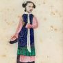 Antique Fine Pair of Chinese Watercolor Paintings on Rice Paper Image 7