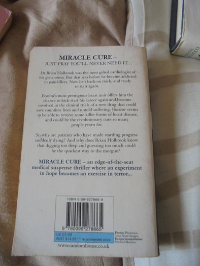 Miracle Cure by Michael Palmer