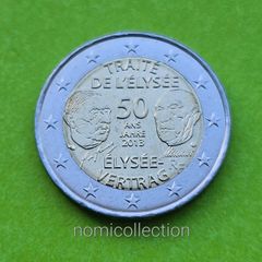 France 2013 year Uncirculated 2 Euro coin.