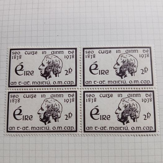Ireland stamp The 1938 Father Mathew Centenary stamp set (Scott #101-102 / SG #107-108)