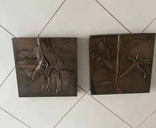 Genesis bronze pictures pair