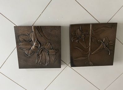 Genesis bronze pictures pair