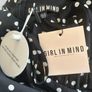 Brand-new Ladies Dove Ruched Detail Midi Dress In Black Spot from Girl in Mind Image 2
