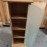 Stylish Tall Cabinet / Shelving Unit with Frosted Glass Door Image 3