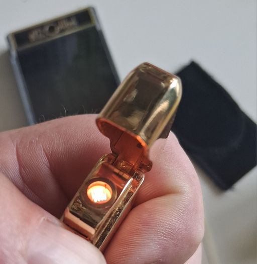 NOS Colibri Lighter box and Papers WORKING