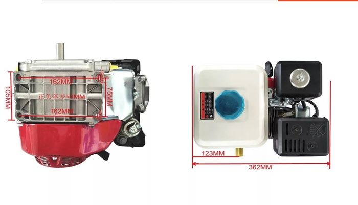 4 Stroke Engines Petrol Gasoline Engine 1 Cylinder Air Cooling 7.5HP