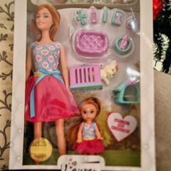 Beautiful Mommy & Me Doll Set - Lauren Deluxe Grooming Set