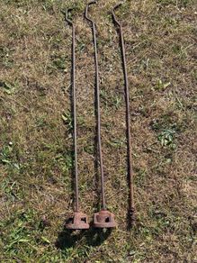 Vintage pump plunger connector rods