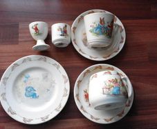 Vintage RoyalDoulton Fine Bone China Bunnykins Set