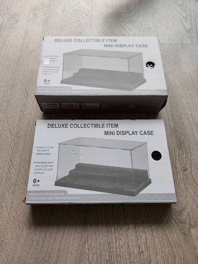 LEGO compatible display boxes set of 3
