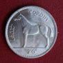 Eire UNC 1940 Half Crown Silver Coin with full lustre Image 4