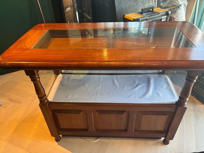 3 vintage display counters