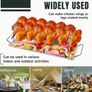 Stainless Steel Chicken Leg & Wing Rack for BBQ, Smoker, Oven, new, unopened. Image 3