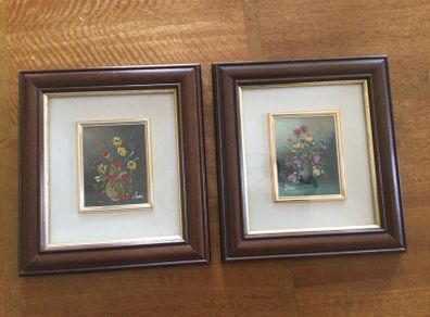 Art X 2 - Oil on Board.