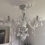 Maria Theresa Crystal Chandelier Lights, Clear Glass K9 Crystal 6 Arms Ceiling Light Fixture LED Pendant Lighting for Living Room, Dining Room, Hallway, Stairway, Lounge, Size: D58cm H53cm (FREE POSTAGE) Image 6