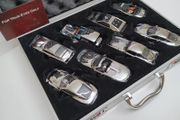 Corgi James Bond Attache Case with 8  Chrome Bond Cars