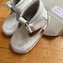 Kickers white leather christening baby booties 0-9 months Image 9