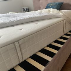 Double Bed Pocket Sprung Mattress.  As New.  IKEA