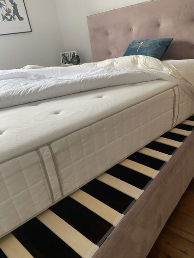 Double Bed Pocket Sprung Mattress.  As New.  IKEA