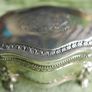 Vintage Lion Jewelry Box Aged Silver Plated "Dieu Et Mon Droit" ( God and My Right) United Kingdom Coat of Arms Ornate Box 4 Lion Head Feet Image 3